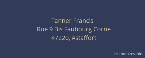 Tanner Francis