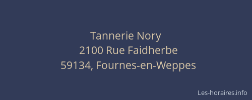 Tannerie Nory
