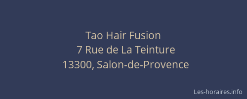 Tao Hair Fusion