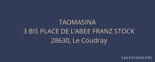 TAOMASINA