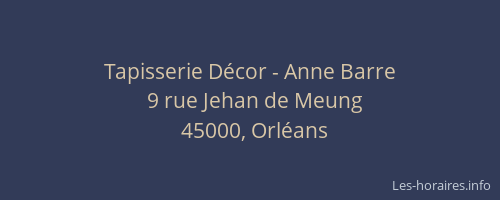 Tapisserie Décor - Anne Barre