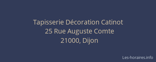 Tapisserie Décoration Catinot