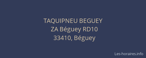 TAQUIPNEU BEGUEY