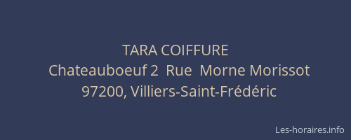TARA COIFFURE