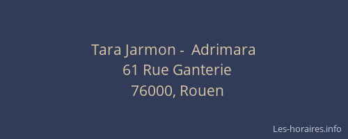 Tara Jarmon -  Adrimara