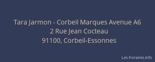 Tara Jarmon - Corbeil Marques Avenue A6