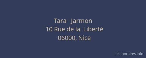 Tara   Jarmon