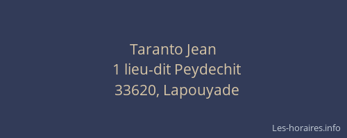 Taranto Jean