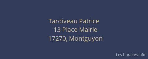Tardiveau Patrice