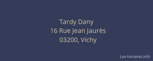Tardy Dany