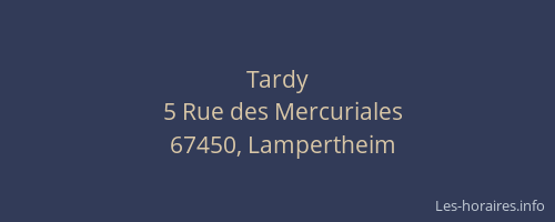 Tardy