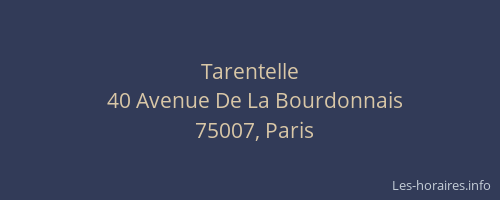 Tarentelle