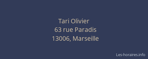 Tari Olivier