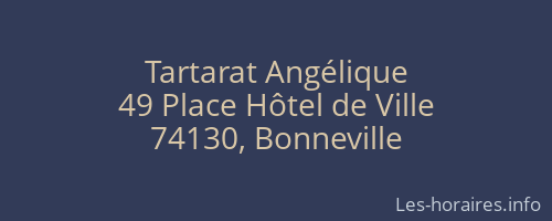 Tartarat Angélique