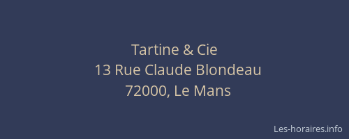 Tartine & Cie