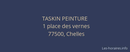 TASKIN PEINTURE