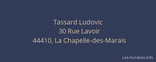 Tassard Ludovic