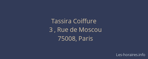 Tassira Coiffure