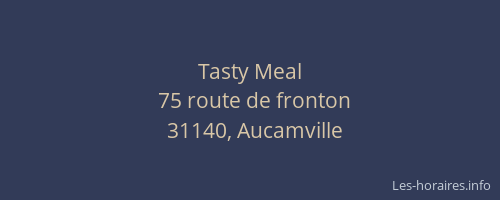 Tasty Meal