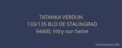 TATANKA VERDUN