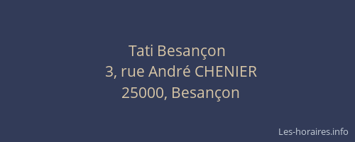 Tati Besançon