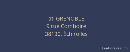 Tati GRENOBLE