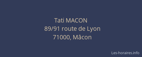 Tati MACON