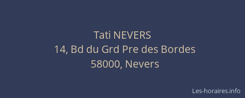 Tati NEVERS