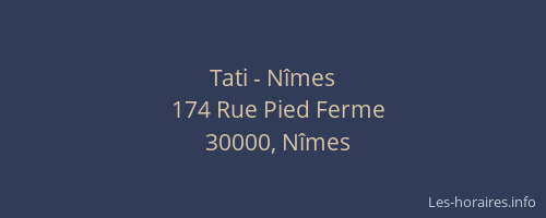 Tati - Nîmes