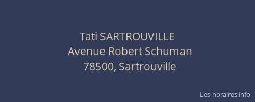 Tati SARTROUVILLE