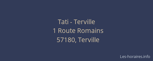 Tati - Terville