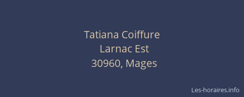 Tatiana Coiffure