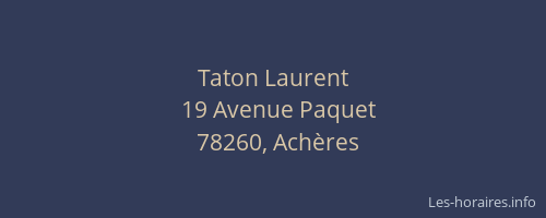 Taton Laurent