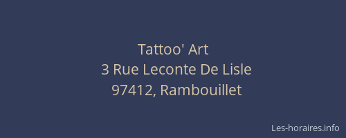 Tattoo' Art