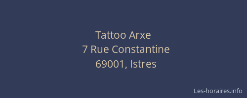 Tattoo Arxe