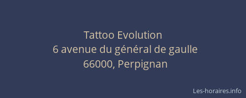 Tattoo Evolution