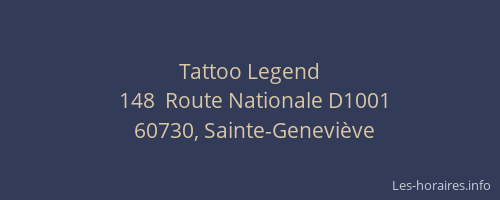 Tattoo Legend