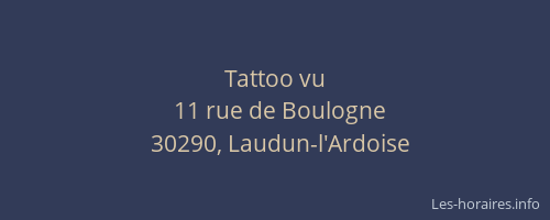 Tattoo vu