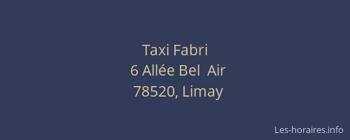 Taxi Fabri