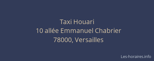 Taxi Houari