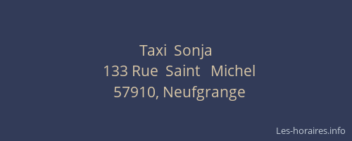 Taxi  Sonja