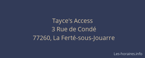 Tayce's Access