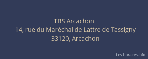 TBS Arcachon