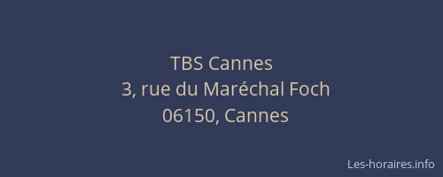 TBS Cannes