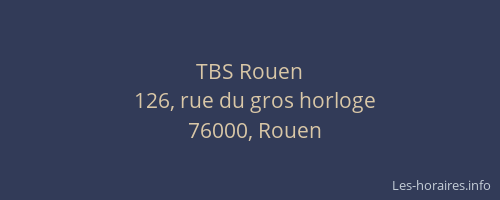 TBS Rouen