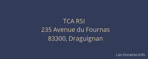 TCA RSI