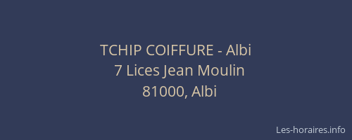 TCHIP COIFFURE - Albi