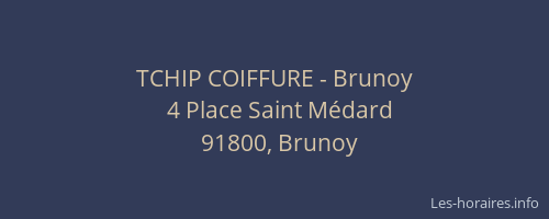 TCHIP COIFFURE - Brunoy