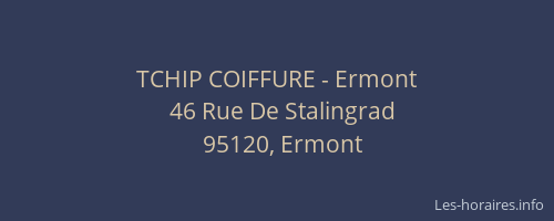 TCHIP COIFFURE - Ermont