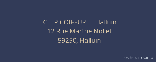 TCHIP COIFFURE - Halluin